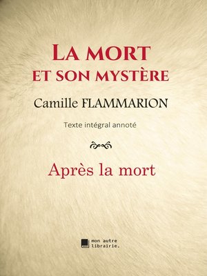 cover image of La mort et son mystère